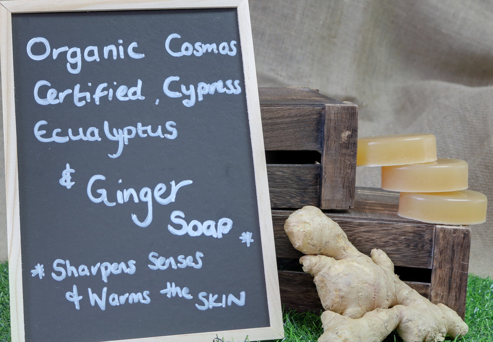 Organic Soap with Cypress, Eucalyptus & Ginger